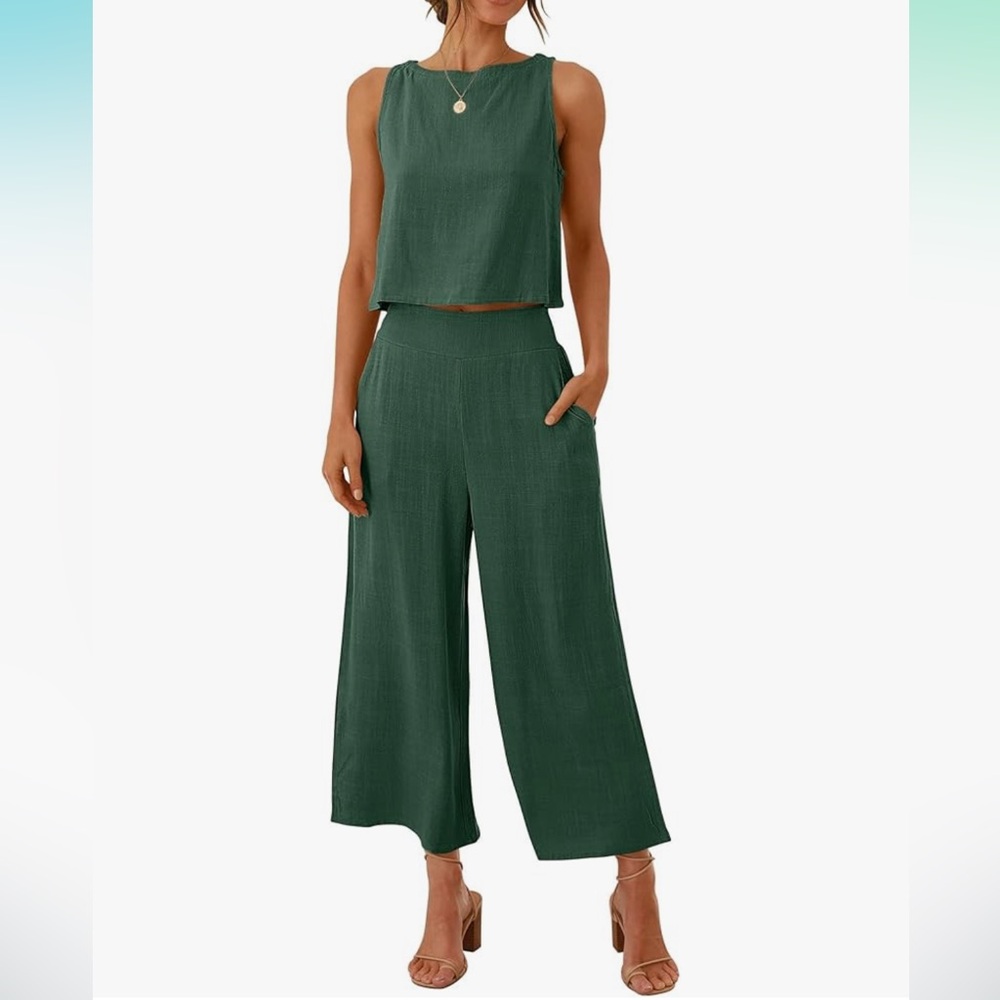 Elegant Green Women's Jumpsuit